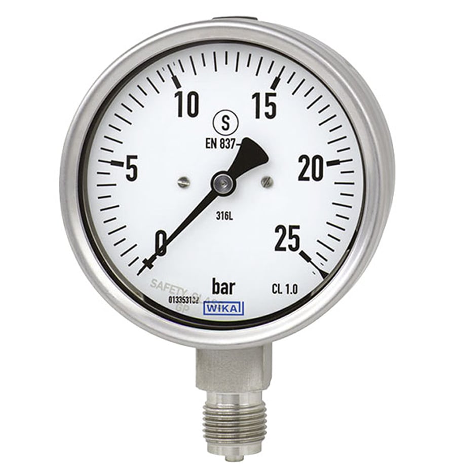 مانومتر (درجه) پنوماتیک صفحه 6 سانت عمودی FG